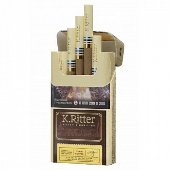 Сигариты с фильтром K.RITTER Super Slims Туринский Кофе